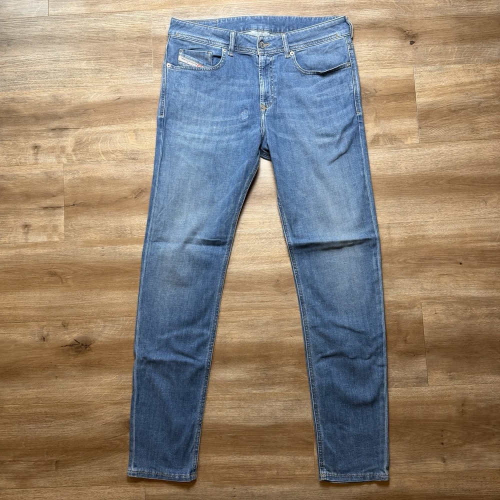Diesel 1979 Sleenker Jeans Men 32x30 Blue Slim Skinny Stretch Medium Wash R84RV